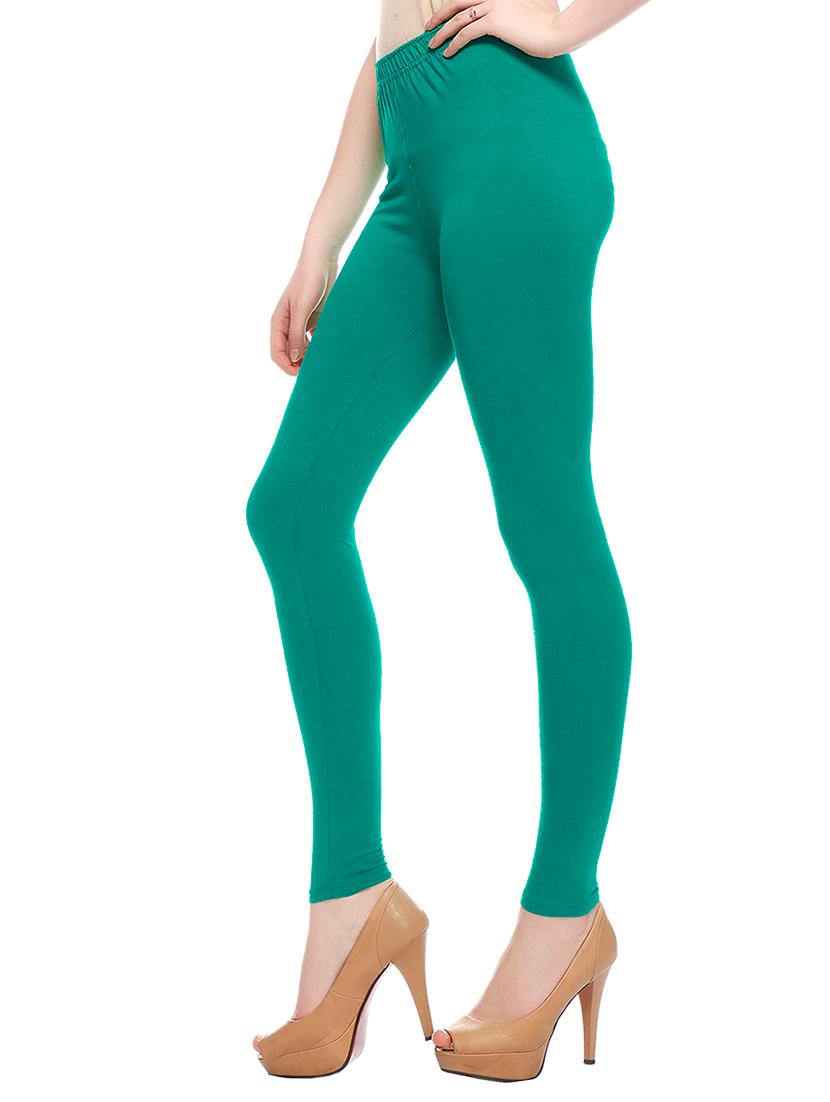green cotton leggings - 10823568 - Standard Image - 2