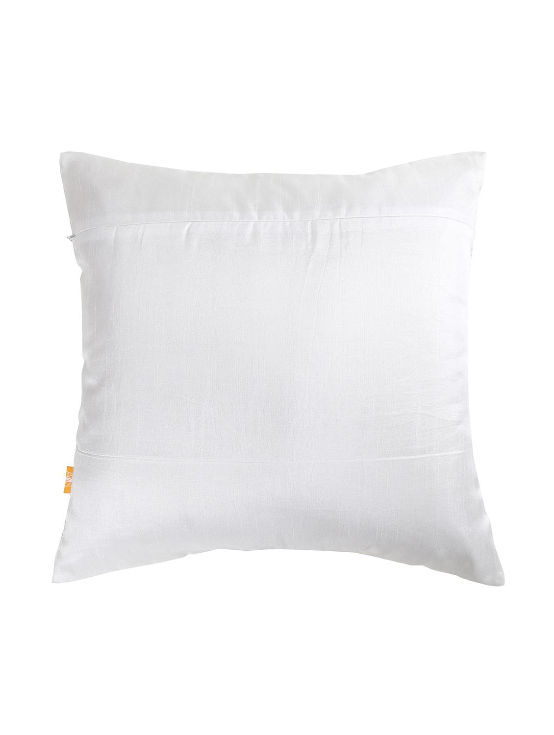 white swimming fish embroidered cushion cover - 13981179 - Zoom Image - 3