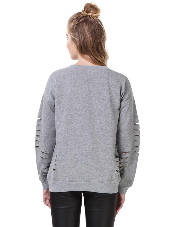 women's placement print sweatshirt - 14397953 - Standard Image - 2