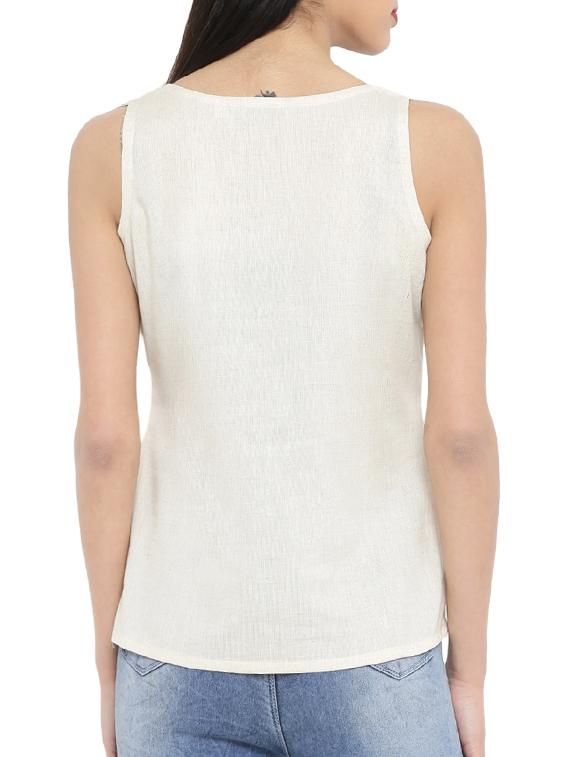 women's straight scoop neck top - 14890509 - Standard Image - 2