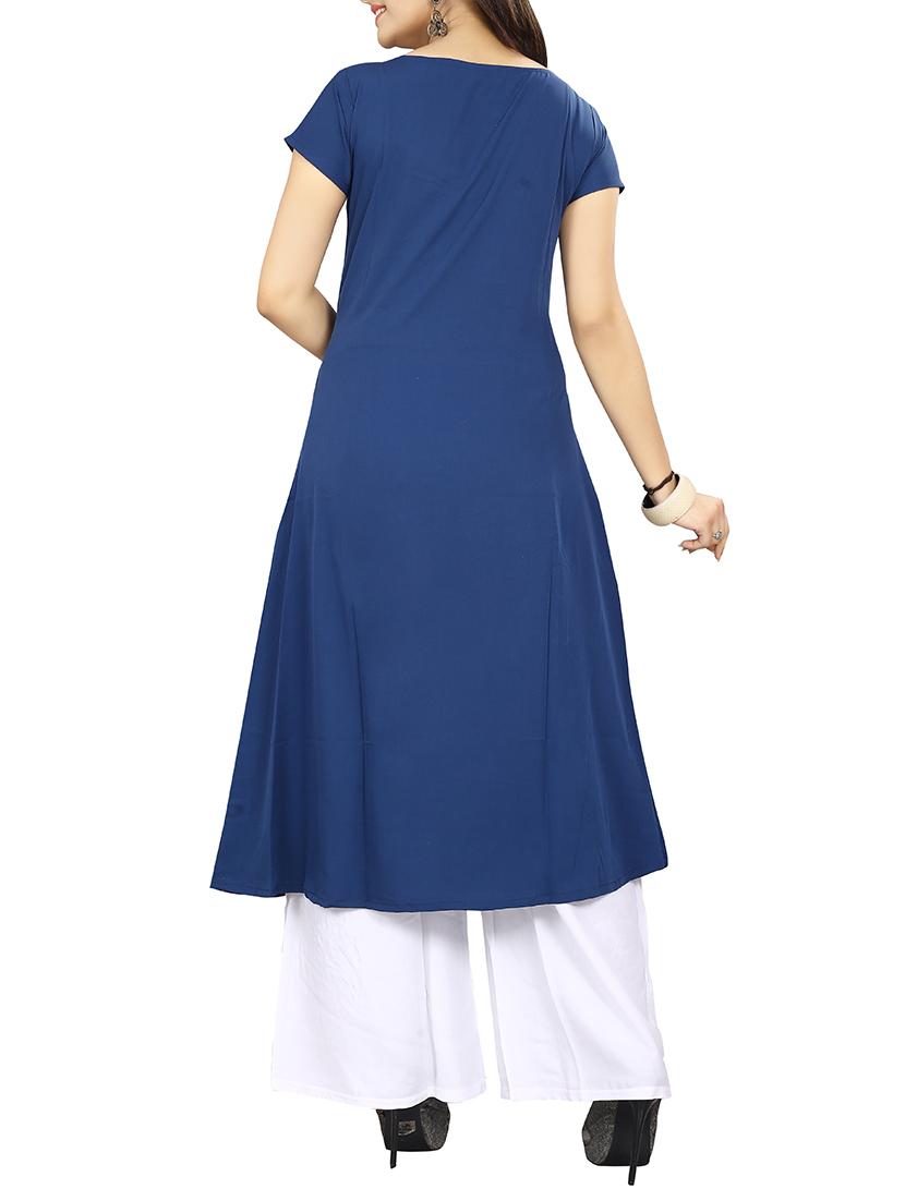 women's front slit kurta - 15191367 - Standard Image - 2