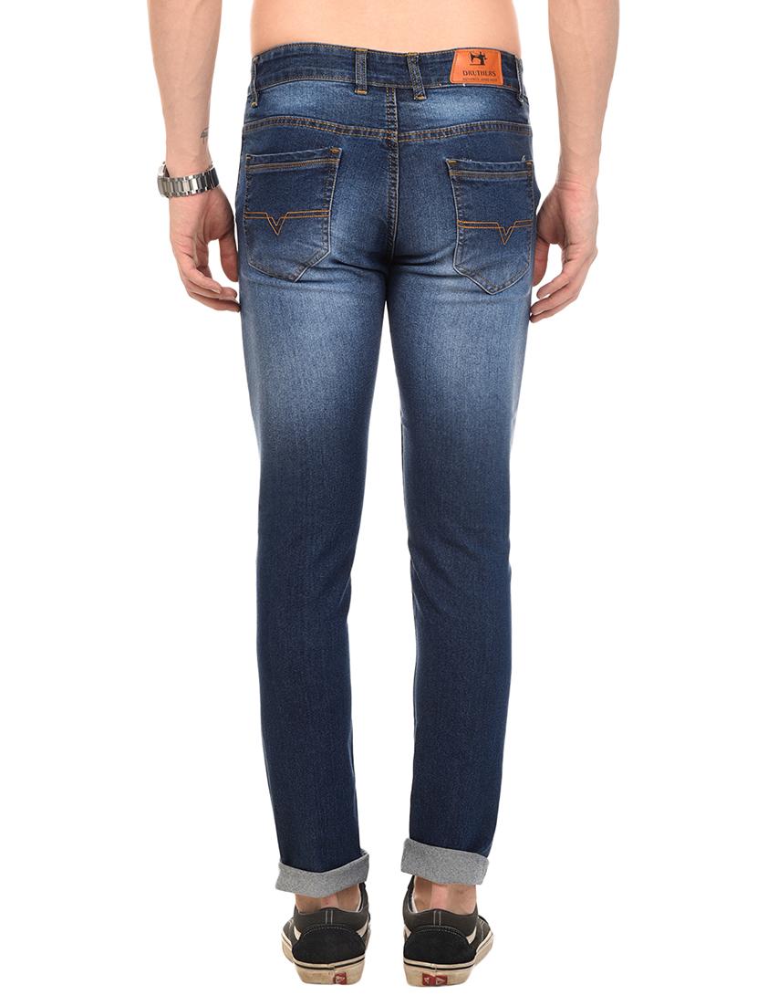 mens slim fit plain jeans - 15194382 - Standard Image - 2