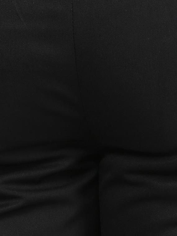 black polyester blend flat front formal trouser - 15569412 - Zoom Image - 4