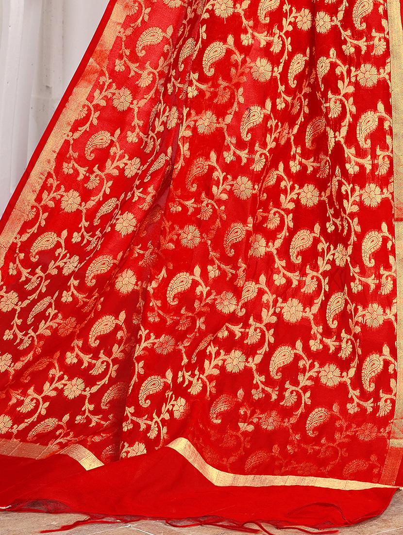 embroidered unstitched churidaar suit - 15694346 - Zoom Image - 2