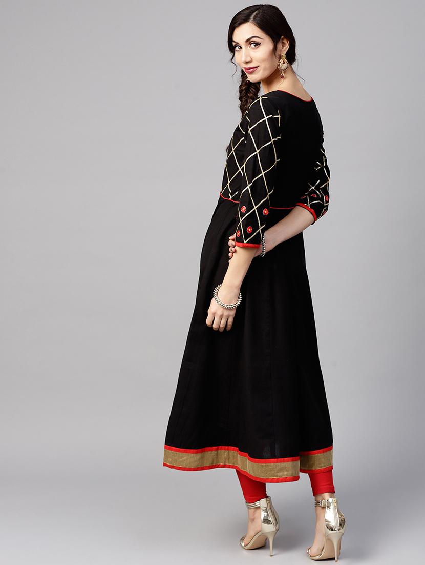 women's flared kurta - 15814657 - Standard Image - 2
