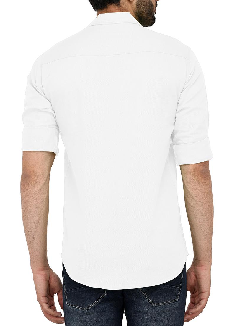 mens solid casual shirt - 15852292 - Zoom Image - 2