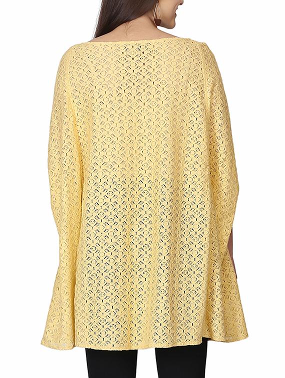 dolman sleeved laced tunic - 16045430 - Zoom Image - 2