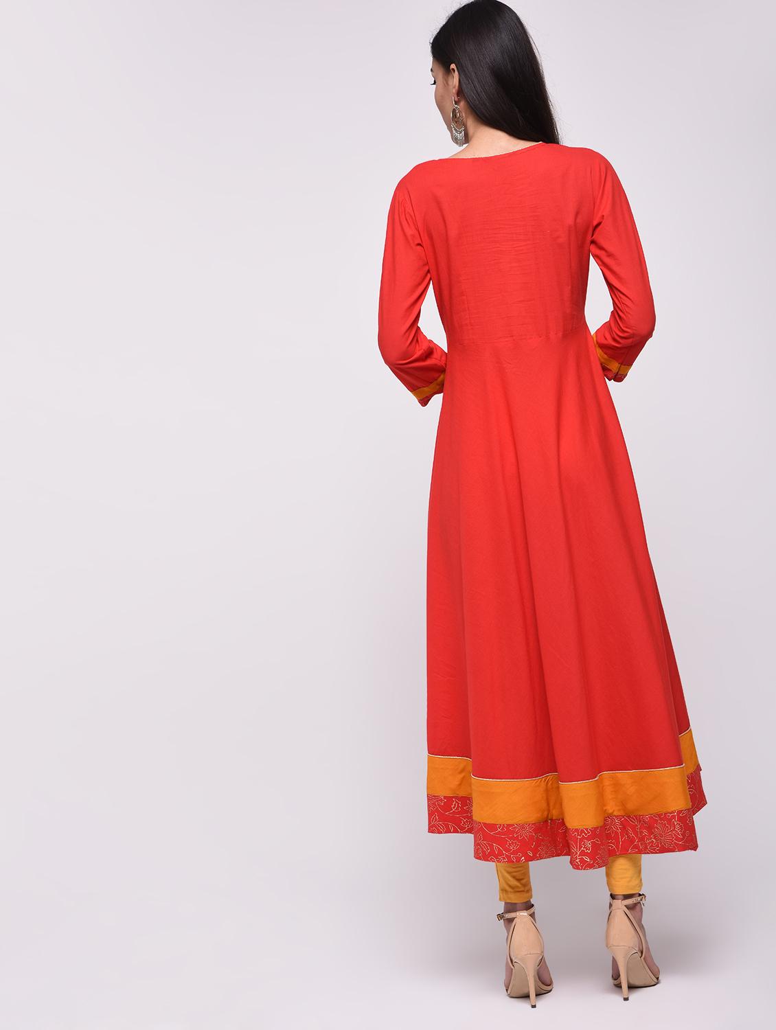 women's flared kurta - 16171604 - Zoom Image - 3