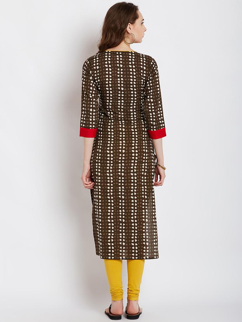 women's straight kurta - 16171611 - Zoom Image - 2