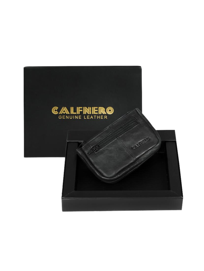 black leather regular pouch - 16494467 - Zoom Image - 4
