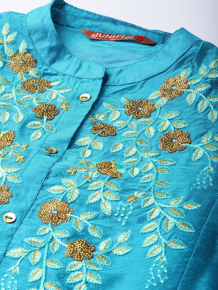 women's front slit kurta - 16693066 - Standard Image - 3