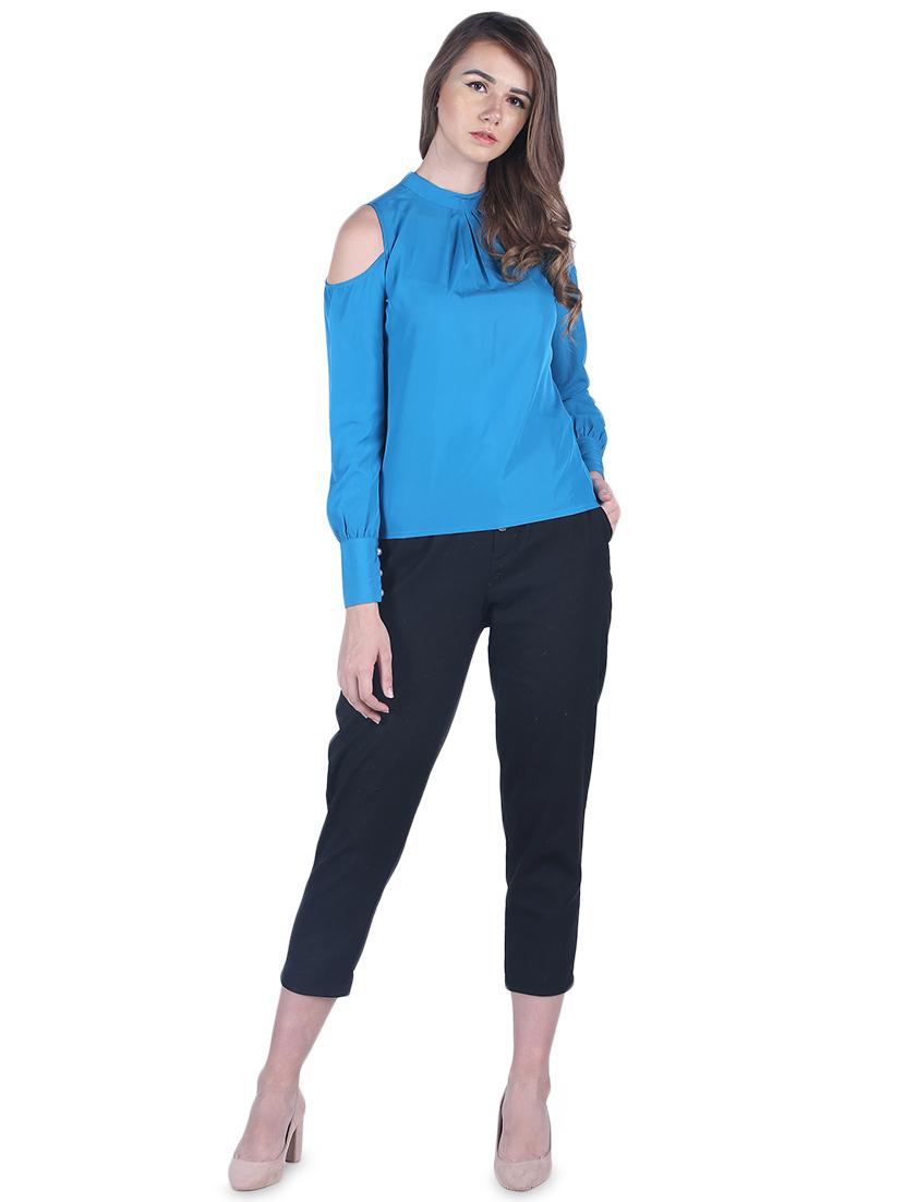 women's straight mock neck top - 16697407 - Standard Image - 3