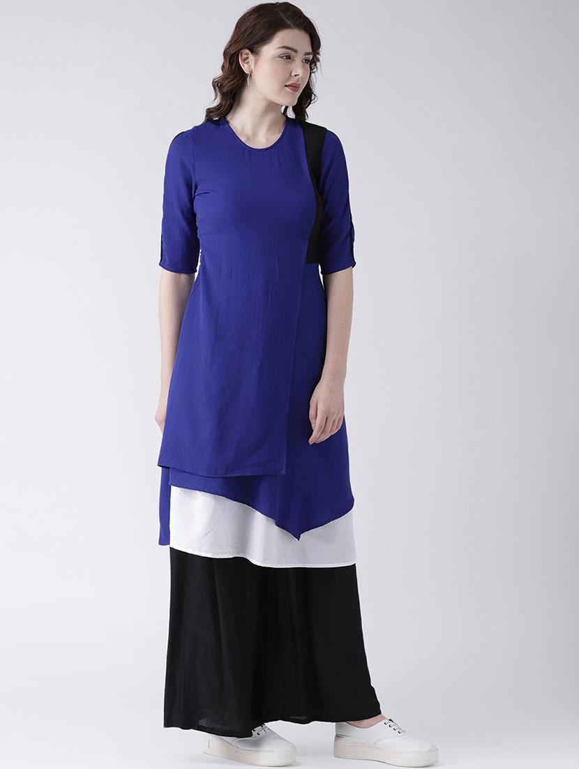 women's layered kurta - 16764460 - Standard Image - 2