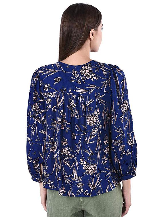 women's straight v neck top - 16816426 - Zoom Image - 2