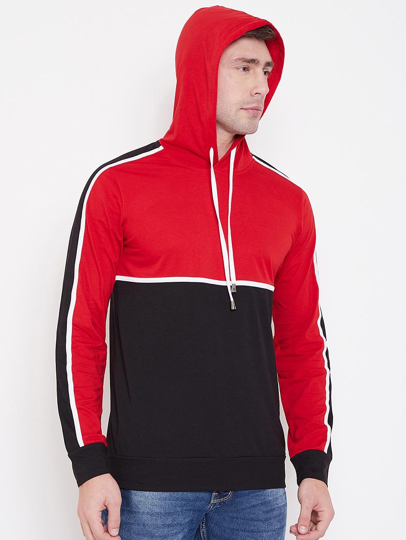 mens color block sweatshirt - 16828087 - Standard Image - 2