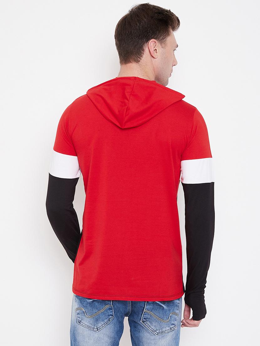 mens color block sweatshirt - 16828091 - Standard Image - 3