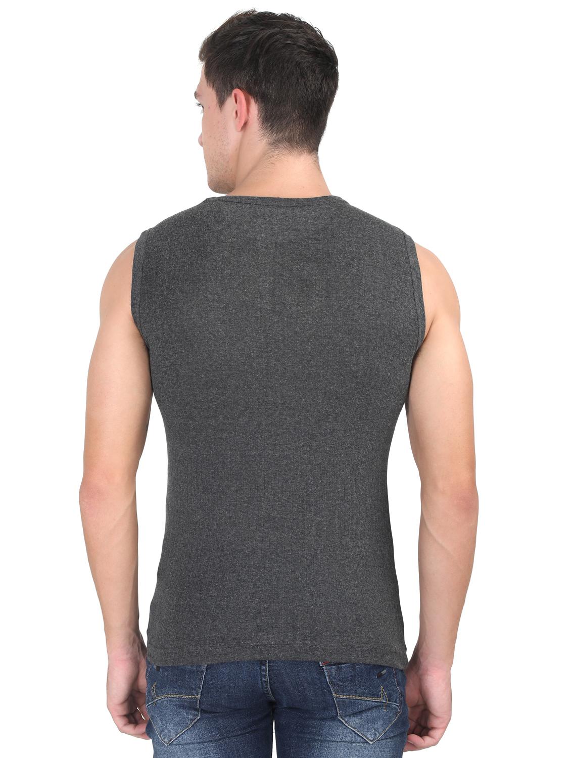 charcoal grey solid t-shirt - 16934247 - Standard Image - 2