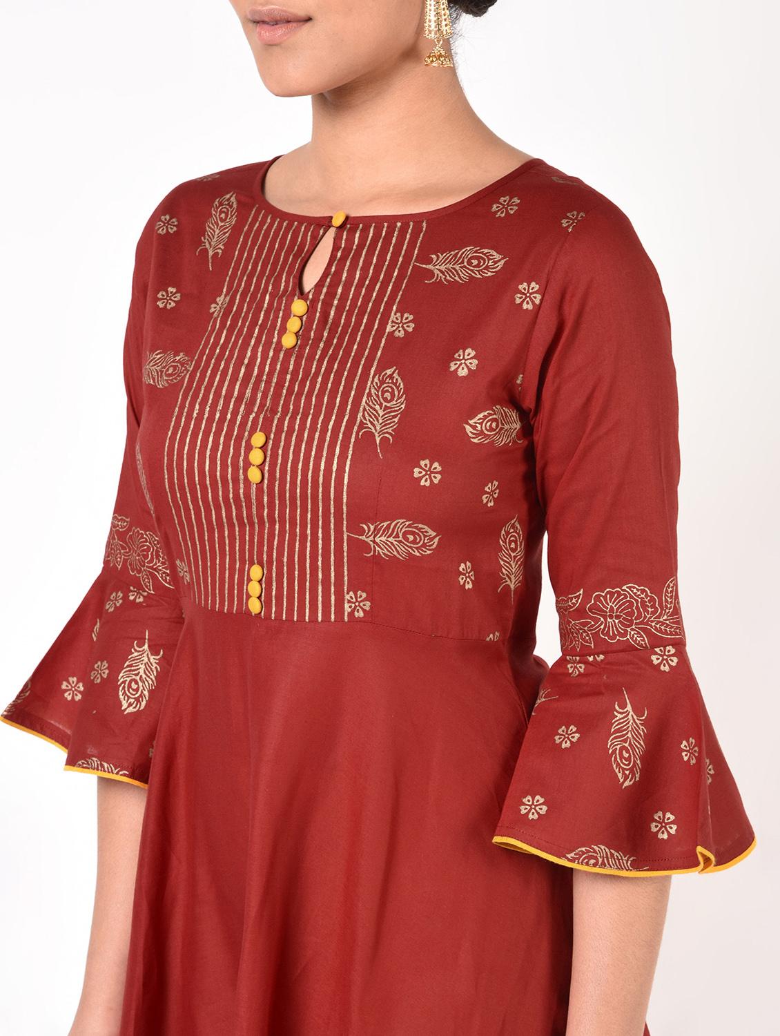 women's flared kurta - 16951338 - Zoom Image - 3