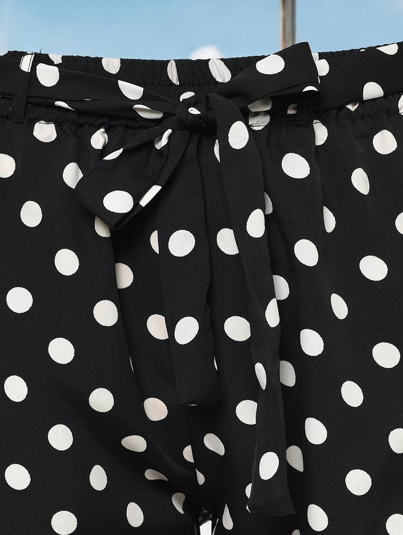tie front polka dot short - 16996740 - Zoom Image - 5