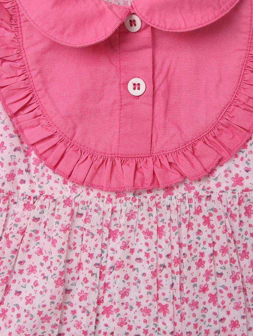 girls collared short sleeves frock - 17009086 - Standard Image - 2