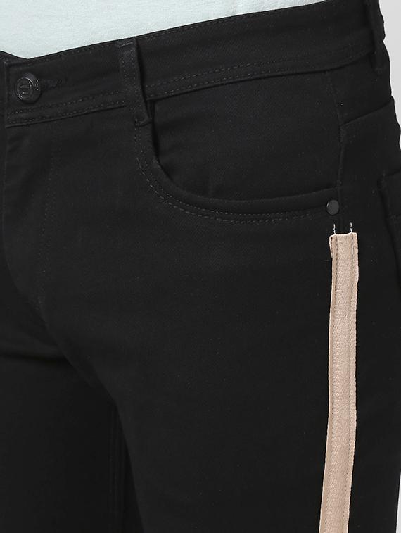 mens slim fit plain jeans - 17016611 - Standard Image - 5
