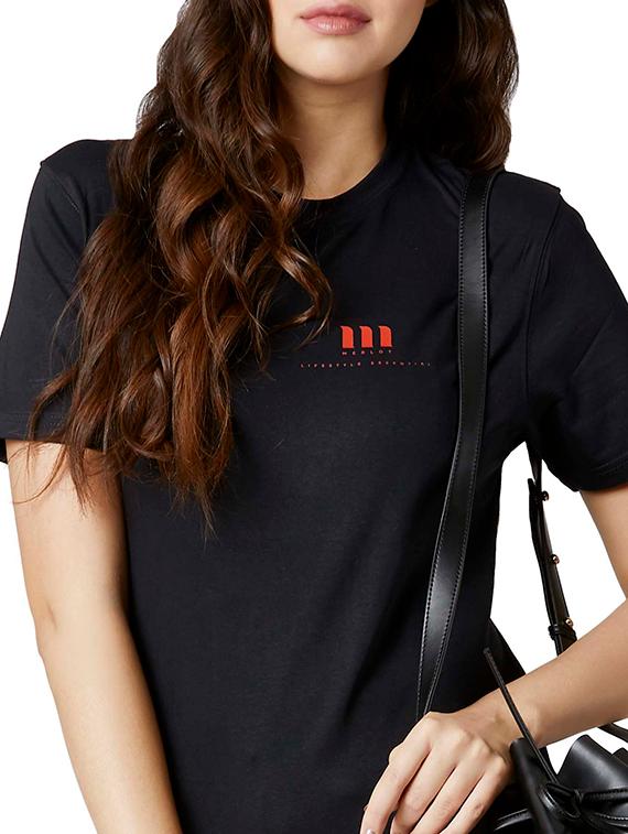 women's plain round neck t-shirt - 17089347 - Standard Image - 4