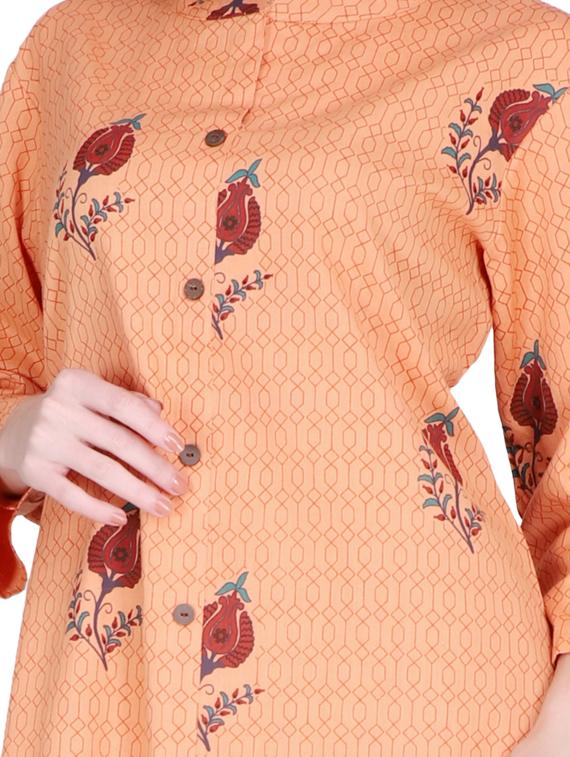 women's straight kurta - 17129966 - Standard Image - 3
