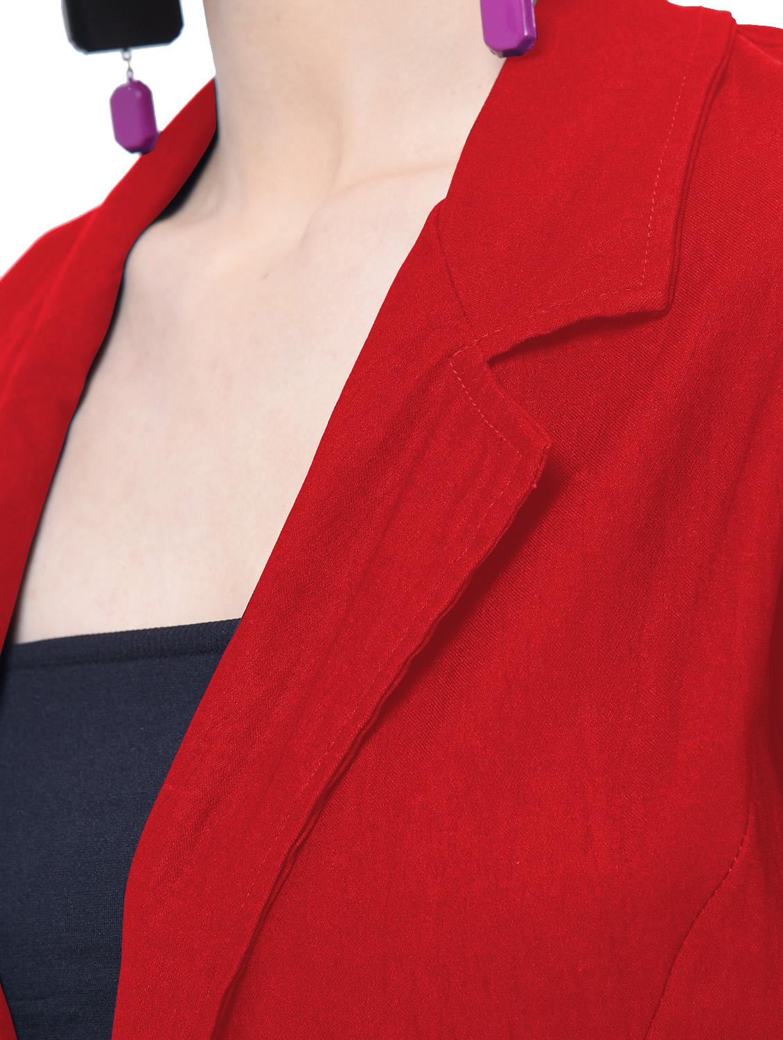 single button casual blazer - 17138931 - Zoom Image - 4