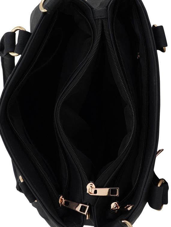black leatherette (pu) handbag - 17153490 - Zoom Image - 2