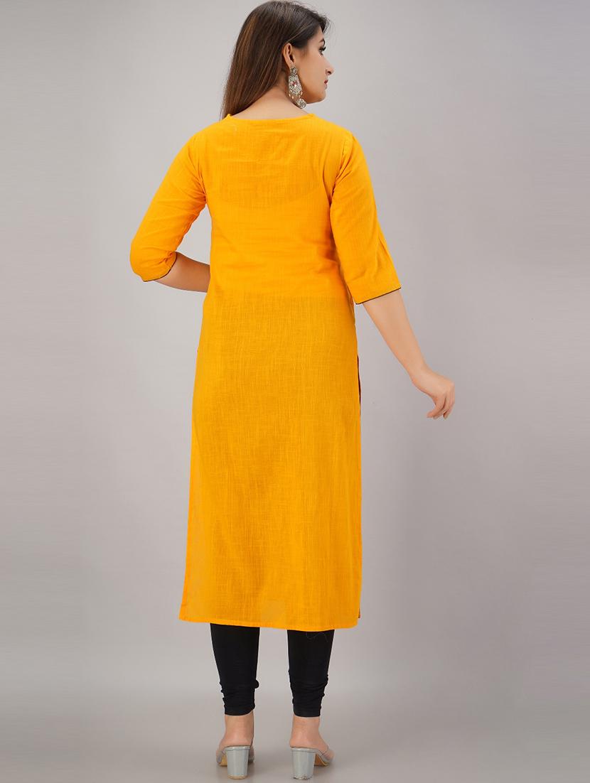 women's straight kurta - 17183342 - Zoom Image - 3