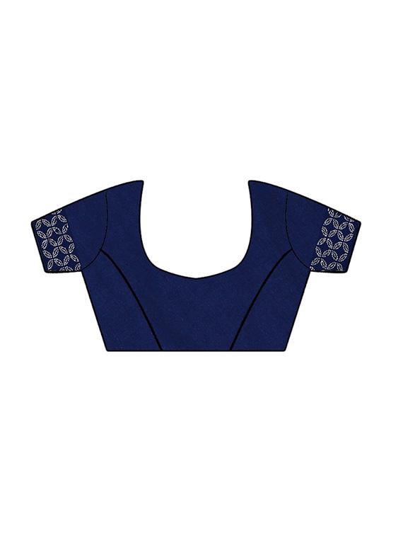 solid bordered saree - 17229668 - Standard Image - 2