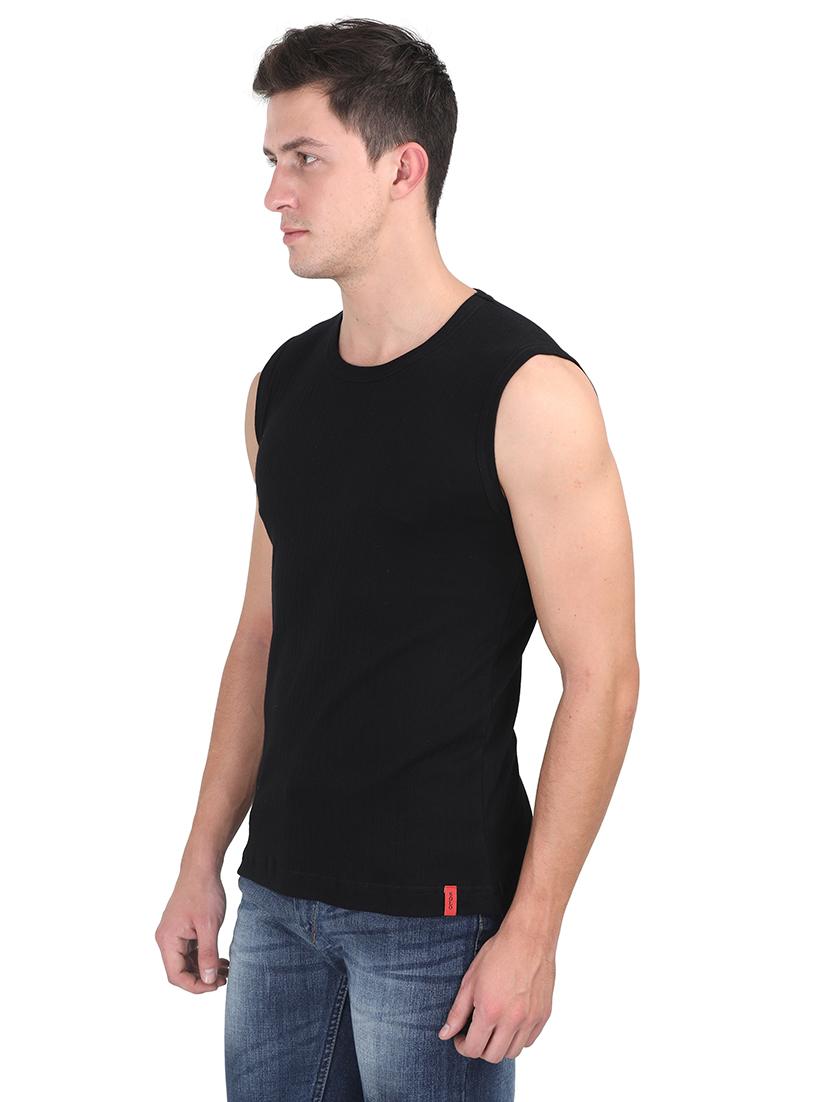 set of 2 black solid vest - 17250571 - Standard Image - 2