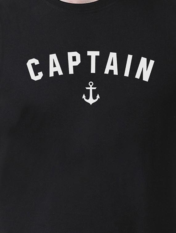 black chest print t-shirt - 17267473 - Standard Image - 4