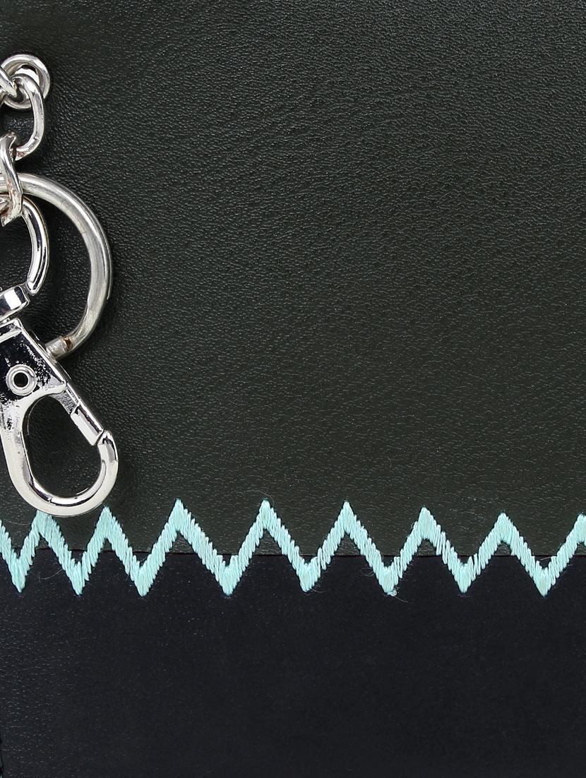 black leatherette (pu) regular pouch - 17277130 - Zoom Image - 5