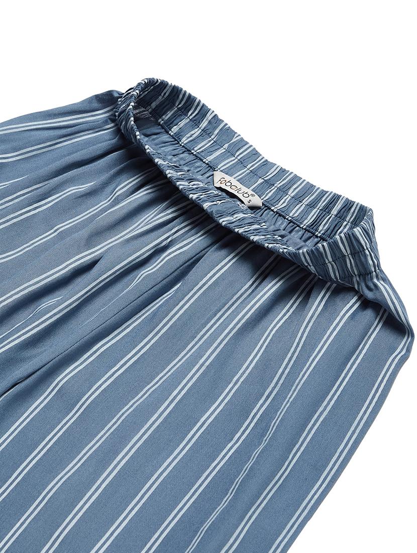 high rise striped palazzo - 17394048 - Standard Image - 5