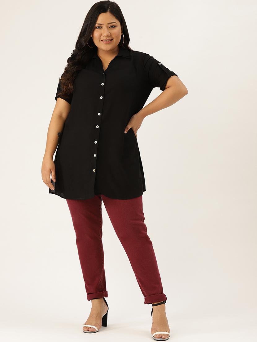 short sleeves plus shirt - 17418098 - Zoom Image - 3