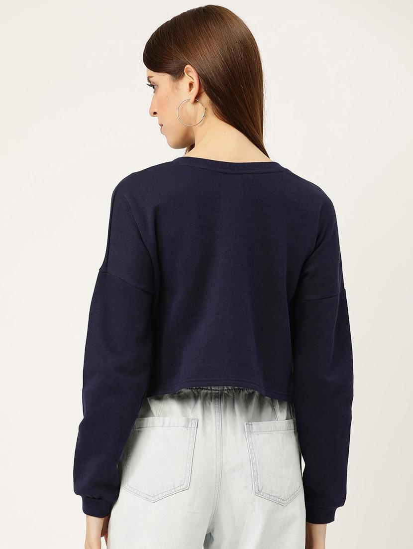 women's front print sweatshirt - 17422278 - Zoom Image - 2
