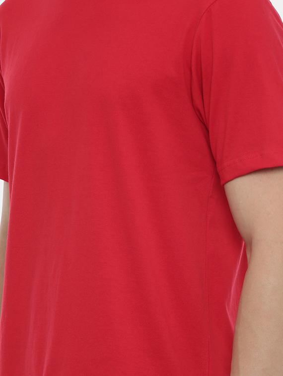 red solid t-shirt - 17530873 - Zoom Image - 3