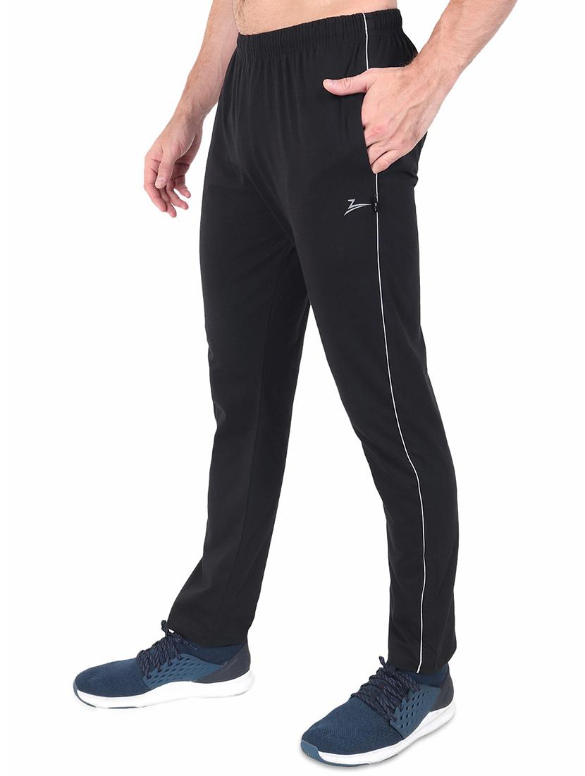 black and grey set of 2 full length track pant - 17548052 - Zoom Image - 2