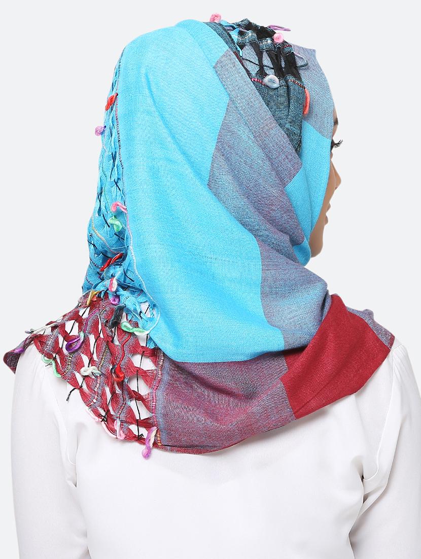 multi colored viscose scarf - 17550554 - Standard Image - 2