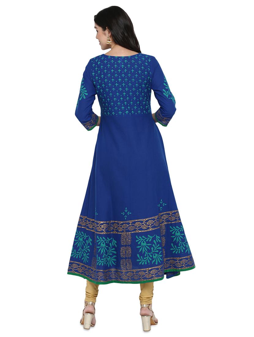 women's flared kurta - 17564496 - Standard Image - 2