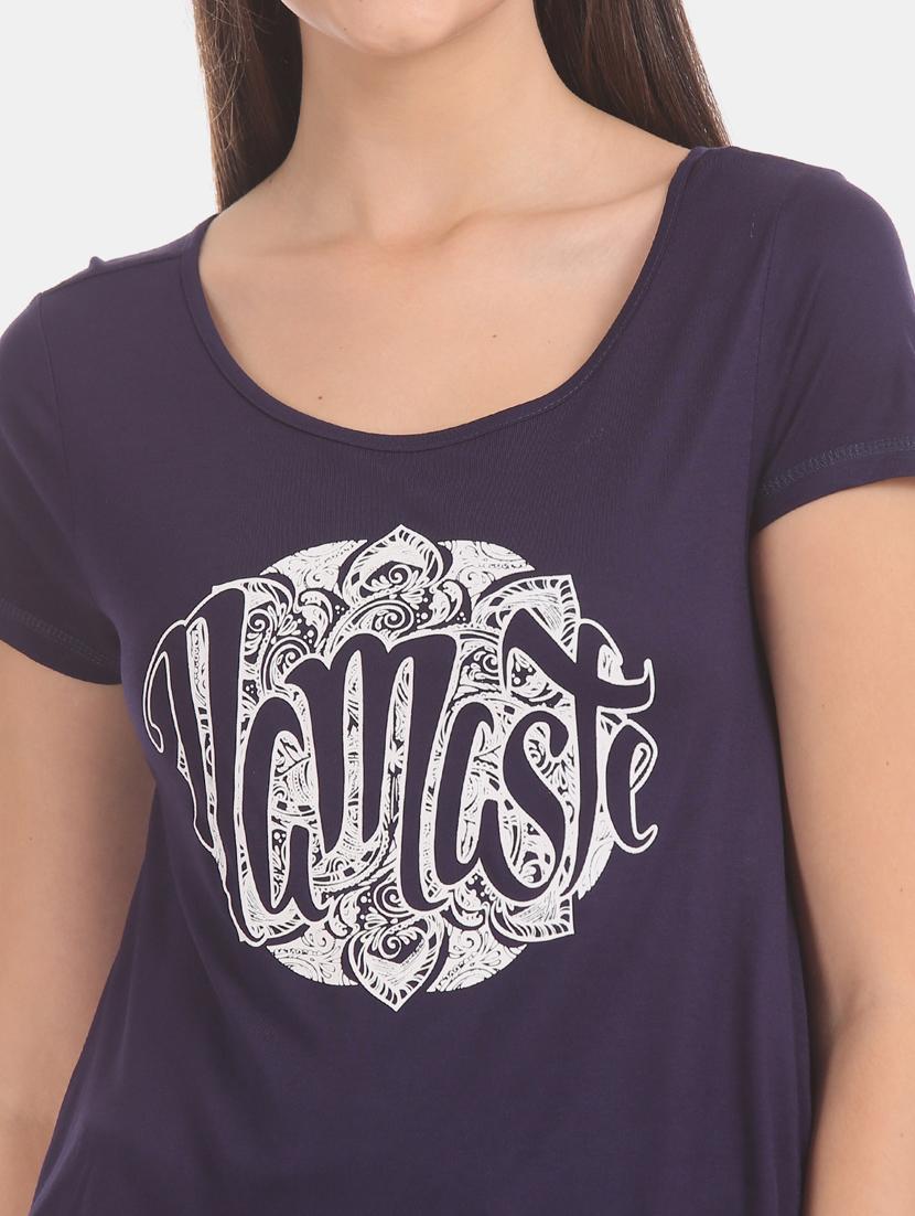 round neck graphic tee - 17581209 - Zoom Image - 5