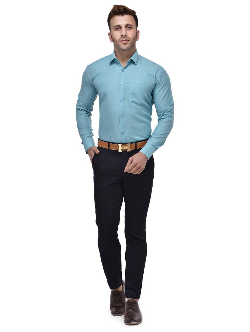 mens solids formal shirt - 17585811 - Zoom Image - 3