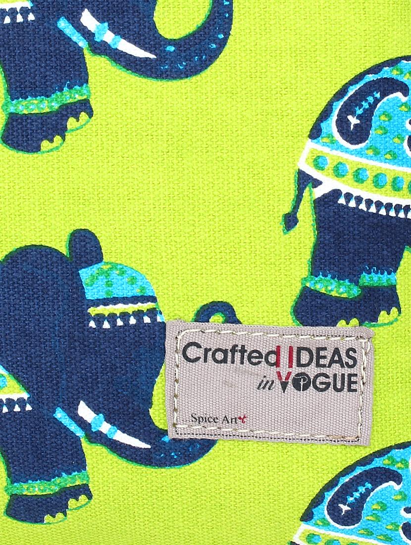 green canvas regular pouch - 17588629 - Zoom Image - 5