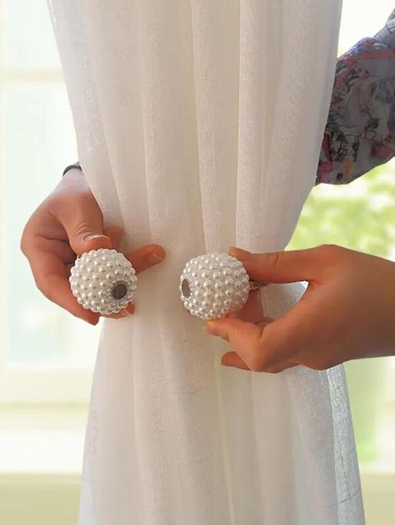 1pair curtain tiebacks clips - 17605079 - Zoom Image - 2