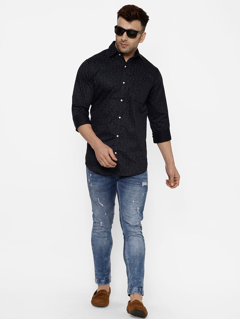 mens florals casual shirt - 17614786 - Zoom Image - 3