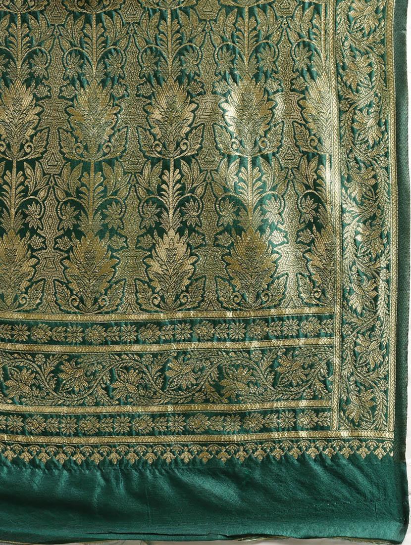 women's banarasi saree with blouse - 17687311 - Standard Image - 4