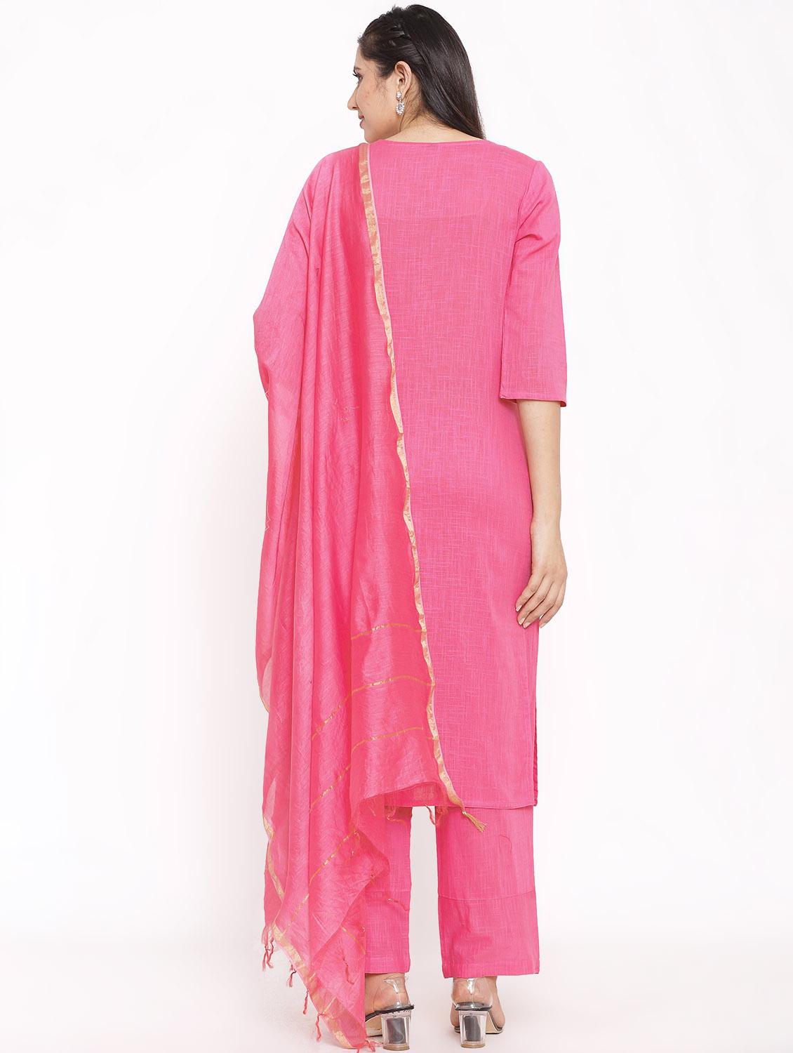 embroidered kurta palazzo set - 17714839 - Standard Image - 2