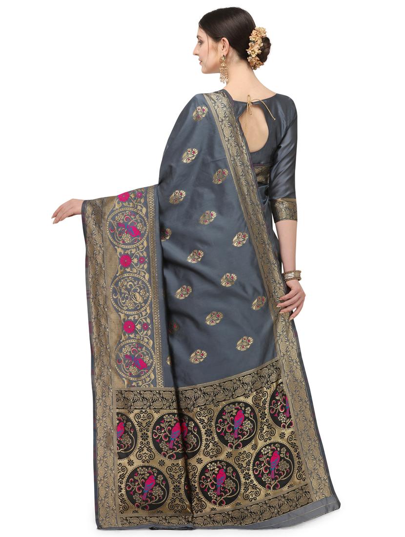 women's banarasi saree - 17719303 - Zoom Image - 1