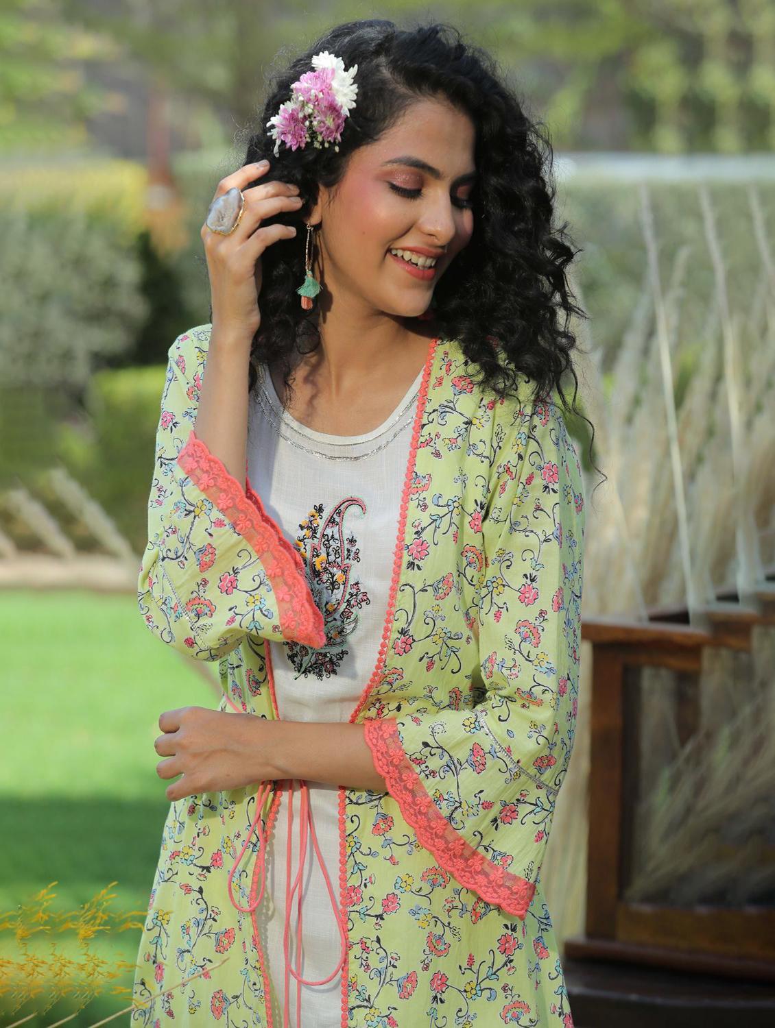 women's layered kurta - 17739111 - Standard Image - 4